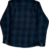 Dickies Checked Overshirt - Medium Blue Cotton