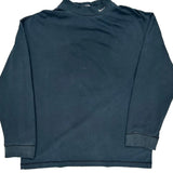 Nike Long Sleeve T-Shirt - Large Blue Cotton