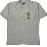 I Survived '95 Fruit Of The Loom Graphic T-Shirt - Large Grey Cotton