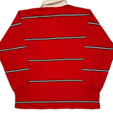 Steve And Barrys Striped Rugby Shirt - XL White Cotton