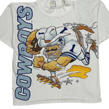 Dallas Cowboys Starter Graphic T-Shirt - Large White Cotton
