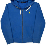 Polo By Ralph Lauren Hoodie - Large Blue Cotton