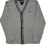 Age 7 Polo By Ralph Lauren Cardigan - Small Gray Cotton