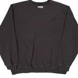 Carhartt Sweatshirt - 2XL Black Cotton Blend