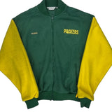 Packers Columbia Bomber Jacket - Medium Green Polyester