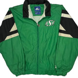 Roughriders Starter Windbreaker - XL Green Nylon