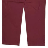 Tommy Hilfiger Chinos - 36W 30L Burgundy Cotton