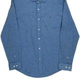 Tommy Hilfiger Shirt - Large Blue Cotton