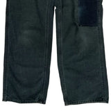 Carhartt Double Knee Carpenter Pants - 30W 32L Black Cotton