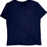 Polo By Ralph Lauren T-Shirt - Large Navy Cotton