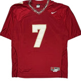 Number 7 Nike Football Football Jersey - XL Red Polyester
