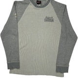 Harley Davidson Long Sleeve T-Shirt - Large Grey Cotton