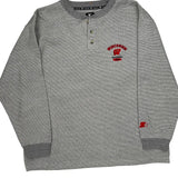 Wisconsin Badgers Starter College Sweatshirt - Large Gray Cotton