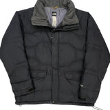 600 Fill The North Face Puffer - Large Black Nylon