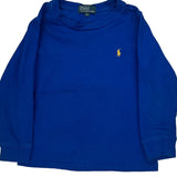 Age 4 Polo By Ralph Lauren Long Sleeve T-Shirt - XS Blue Cotton