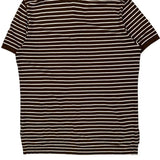 Polo By Ralph Lauren Striped Polo Shirt - XL Brown Cotton