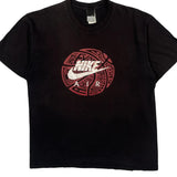 Nike Graphic T-Shirt - Large Black Cotton