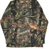 Trail Crest Long Sleeve T-Shirt - XL Camo Polyester Blend