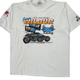 Ford Racing Jerzees Single Stitch T-Shirt - XL White Cotton