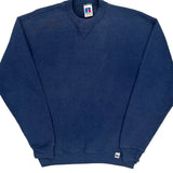 Russell Athletic Sweatshirt - XL Blue Cotton
