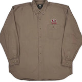 49Ers Lee Sport Football Shirt - XL Brown Cotton