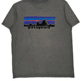 Patagonia Graphic T-Shirt - Large Gray Cotton