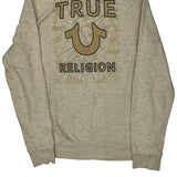 True Religion Hoodie - XL Gold Cotton Blend