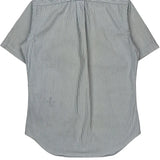 Ralph Lauren Striped Short Sleeve Shirt - Small Blue Cotton