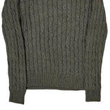 Polo By Ralph Lauren Cable Knit Sweater - Medium Gray Cotton