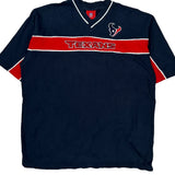 Texans Nfl Football Shirt - Large Navy Cotton