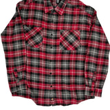 Dickies Checked Flannel Shirt - 2XL Black Cotton