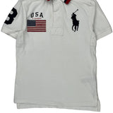 Age 8 Polo By Ralph Lauren Polo Shirt - Small White Cotton