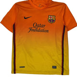 Fc Barcelona Nike 2012-13 Away Football Shirt - XL Orange Polyester