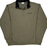 Columbia 1/4 Zip - XL Green Polyester