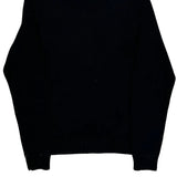 Embroidered Crest Ralph Lauren 1/4 Zip - Small Black Cotton