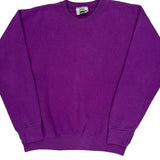 Made In USA Lee Sweatshirt - Large Purple Cotton