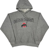 Ohio State University Nfl College Hoodie - XL Grey Cotton