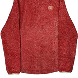The North Face Fleece Jacket - Large Red Polyester