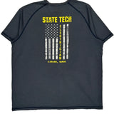 State Tech Electrician Carhartt Graphic T-Shirt - XL Grey Cotton Blend