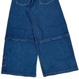 Menace Wide Leg Jeans - 27W US 4 Blue Denim