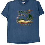 Tee Jays Single Stitch T-Shirt - XL Blue Cotton