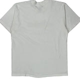 Michigan Fruit Of The Loom Graphic T-Shirt - Large White Cotton