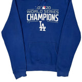 Los Angeles Dodgers Mlb Hoodie - Medium Blue Cotton