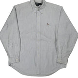 Ralph Lauren Striped Shirt - XL White Cotton