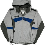 Columbia Windbreaker - Small Gray Polyester