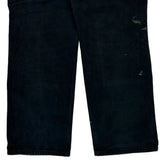 Carhartt Double Knee Carpenter Trousers - 32W 29L Black Cotton
