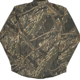 Mossy Oak Camo Flannel Shirt - XL Green Cotton