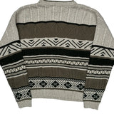 Indigo Greek Sweater - Large Multicoloured Cotton