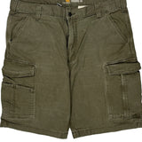 Carhartt Cargo Shorts - 34W 9L Green Cotton