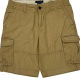 Tommy Hilfiger Cargo Shorts - 34W 9L Khaki Cotton